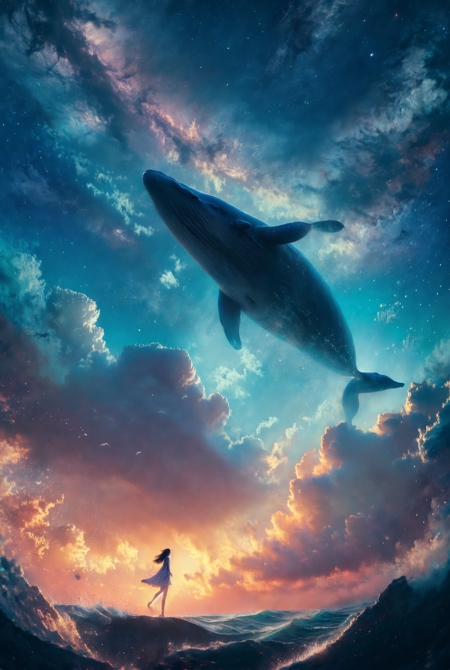 606247209521970396-111358273-xuer Big whale, 1girl, whale, sky, long hair, star .jpeg